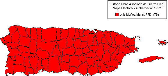 Mapa: Gobernador 1952